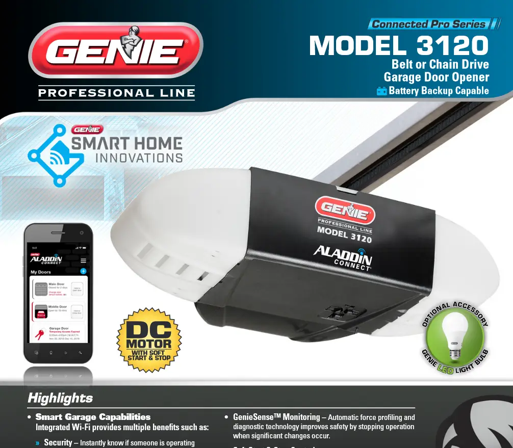 A box of a garage door opener with the remote on.